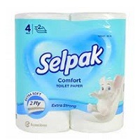 Selpak Extra Strong Comfort Toilet Roll 4pcs